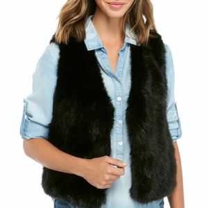 Michael Kors Faux Fur Vest, size S